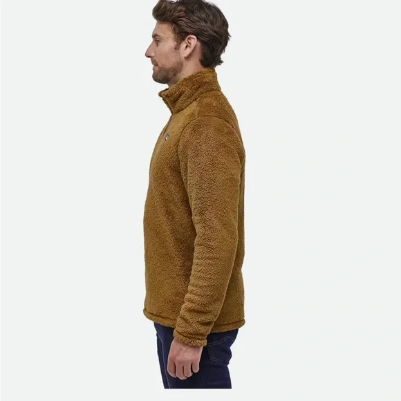 Patagonia Men's Los Gatos Coriander Brown Fleece Sweater - Picture 4 of 10